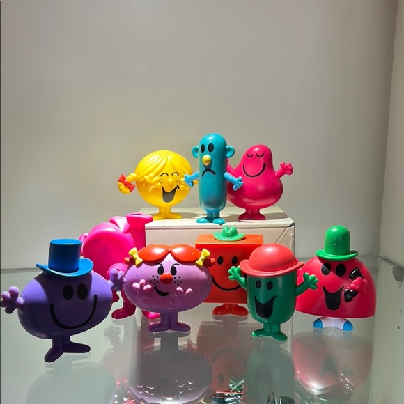 Mr. men Other - Yellow and Blue Action Figures Playset